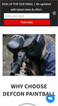 Mobile Screenshot of defconpaintball.com